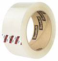 3M 371+ Carton Sealing Tape, 48mm W, Clear, pk6 H854403