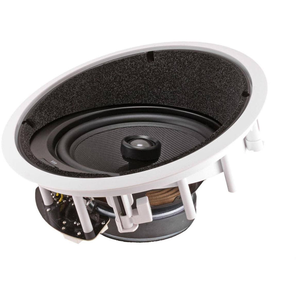 White 8x22 In Ceiling Speakers Pair Z5137
