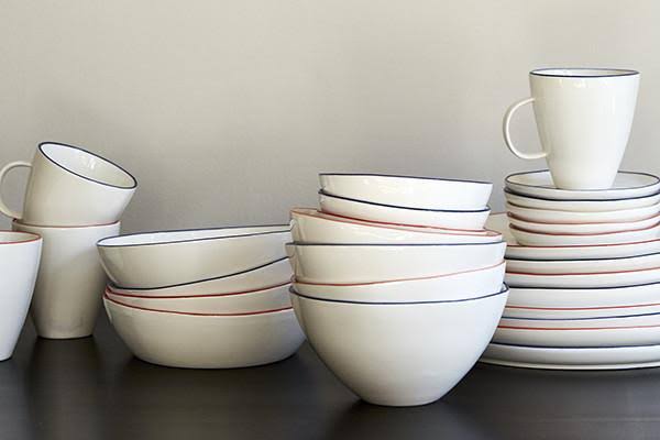 Grey Salad Plates Set of 4 Z643291