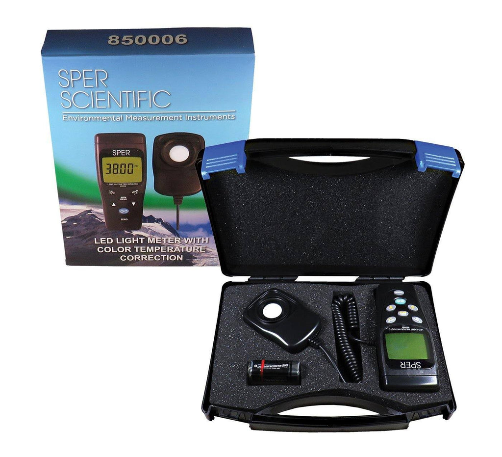 LED Light Meter with Color Temperature Compensation I302948