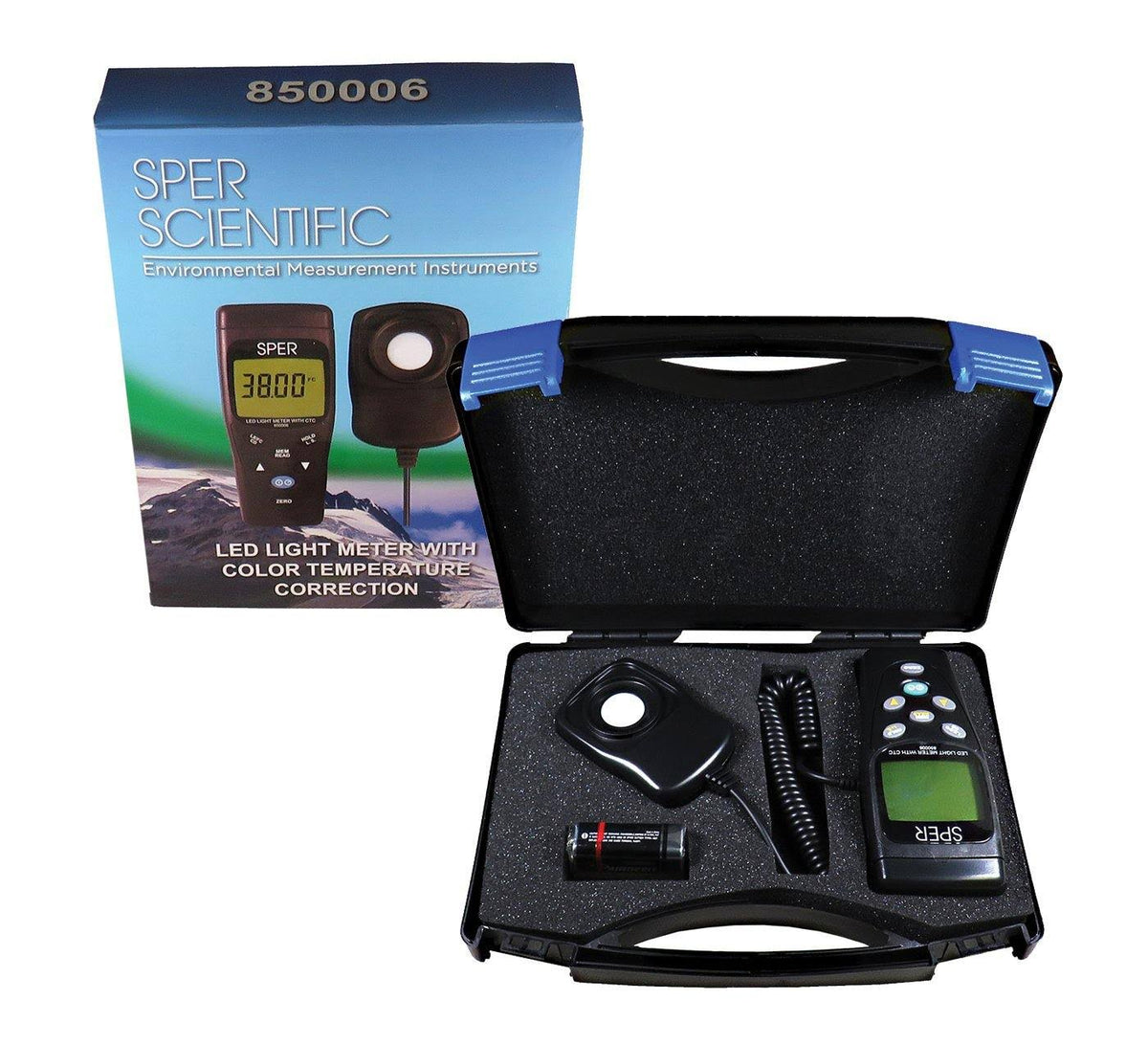 LED Light Meter with Color Temperature Compensation I302948