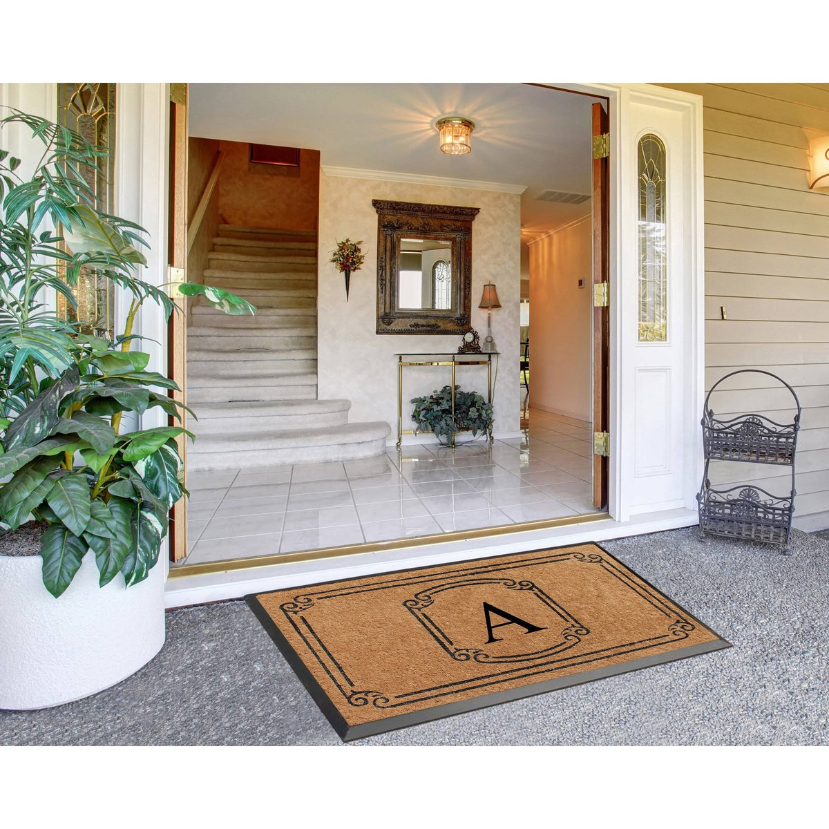 Heavy Duty Coir and Rubber Door Mat A8822