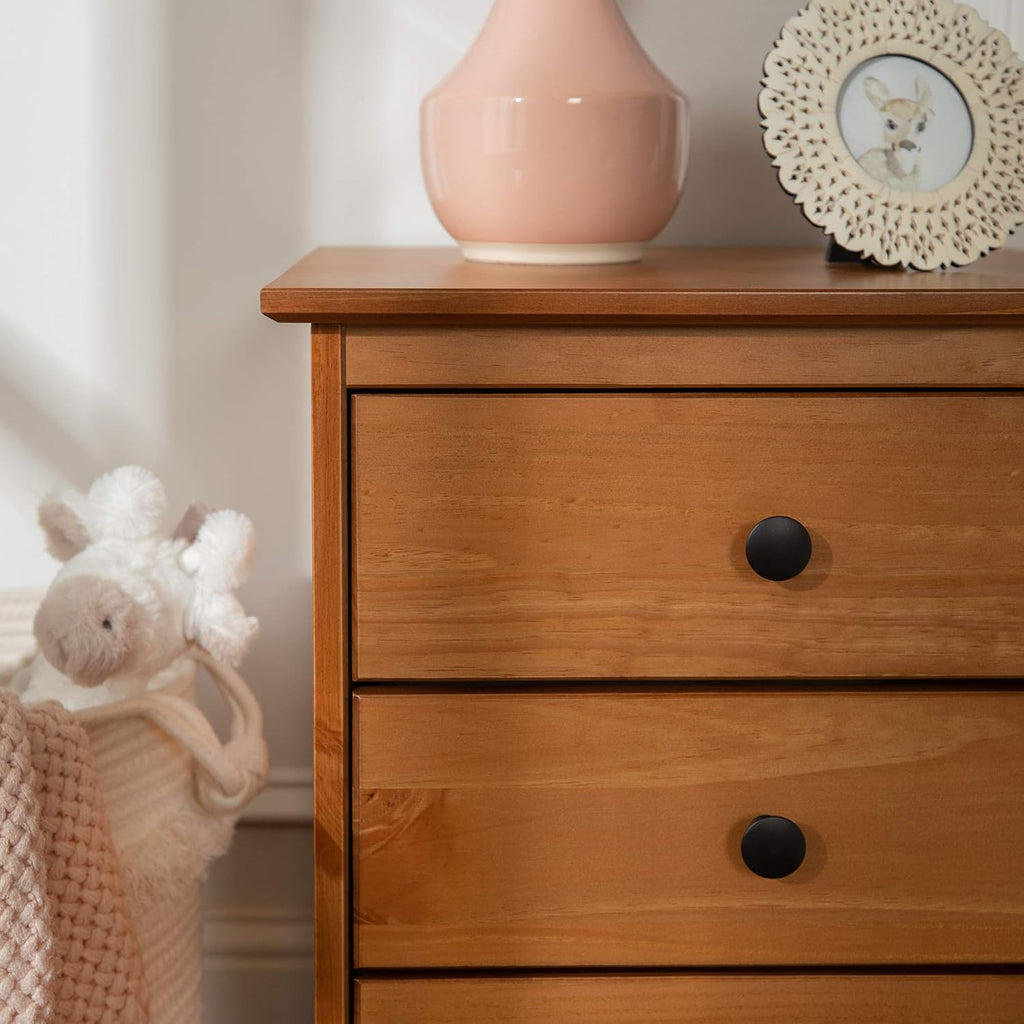 Caramel Wood 3 Drawer Nightstand K9261