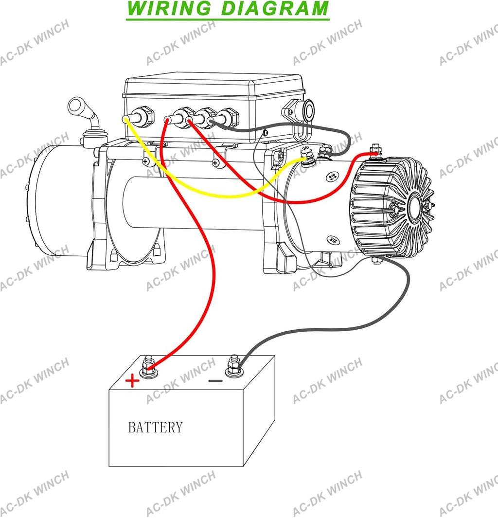 13000 lb 12V Electric Winch Kit with 85ft Synthetic Rope O61716
