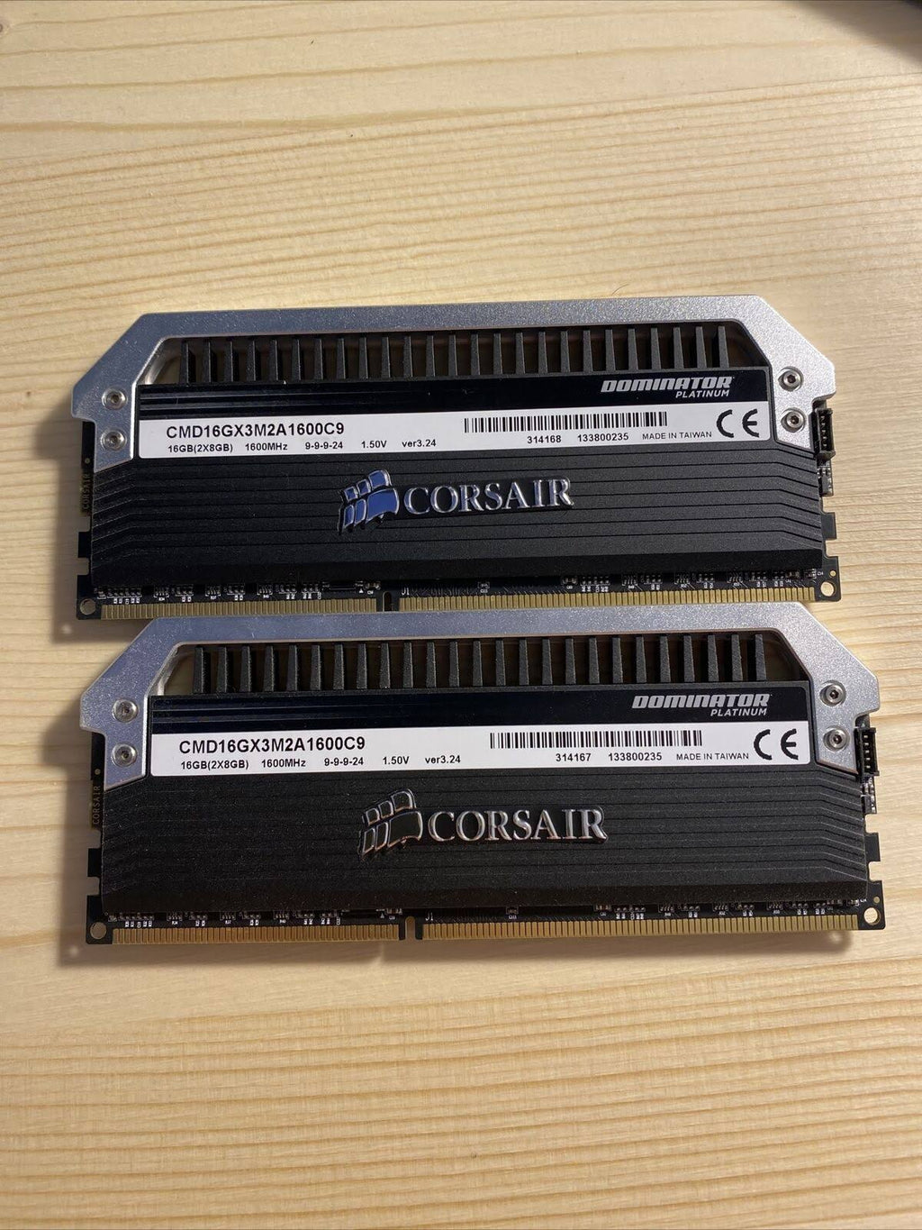 16GB (2x8GB) DDR3 PC3-15000 Memory H482808
