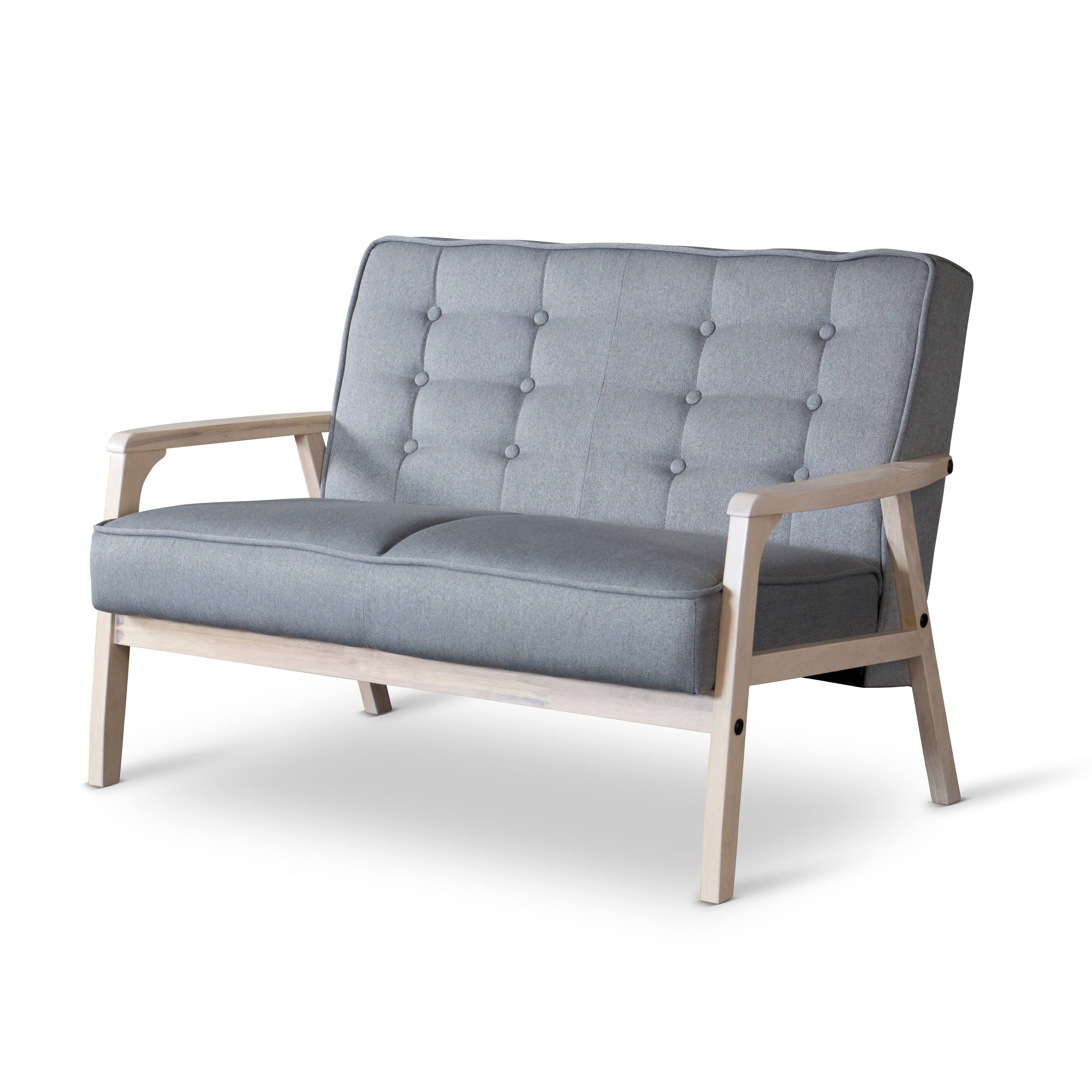 Gray Loveseat D6209
