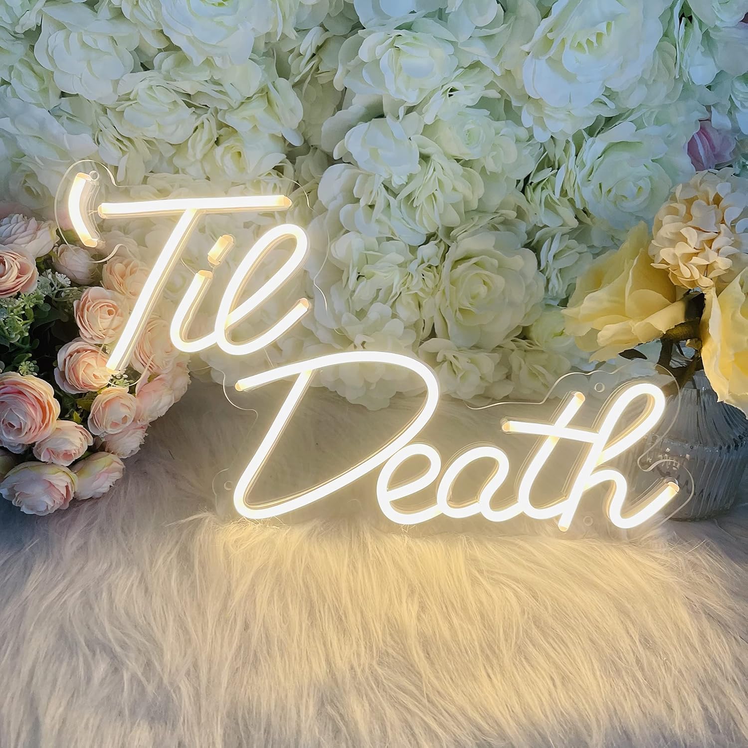 Warm White Neon Sign C6363