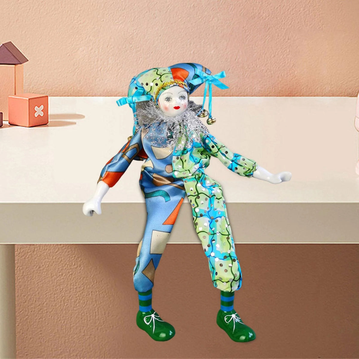 Porcelain Clown Doll Ornaments Y911364