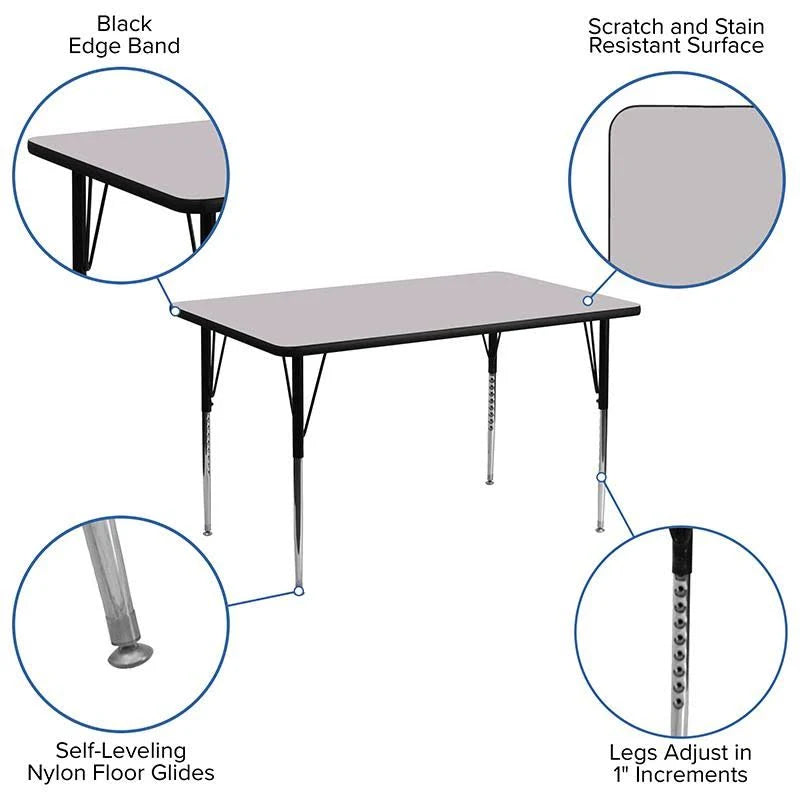 Red Thermal Laminate Activity Table A657020