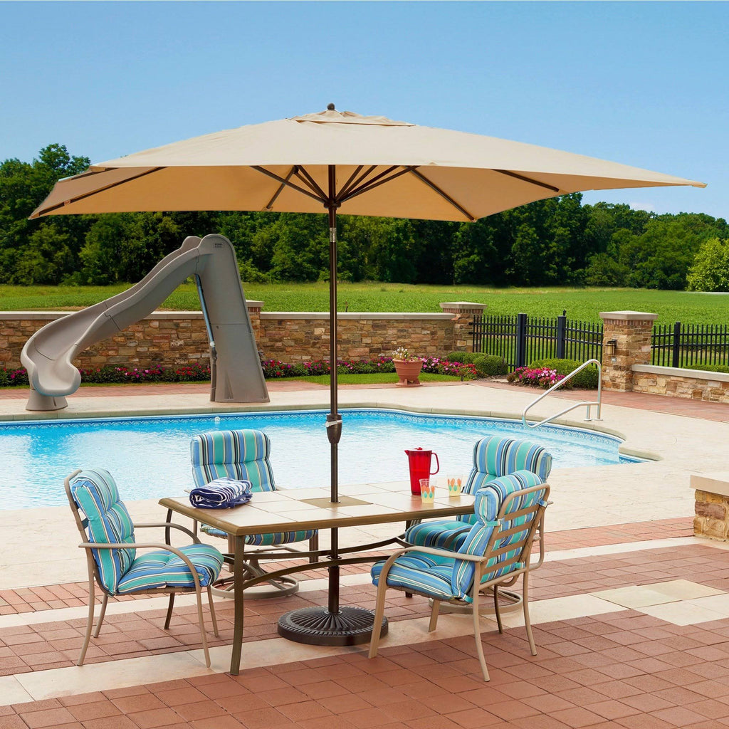 Stone Rectangular Market Umbrella C657