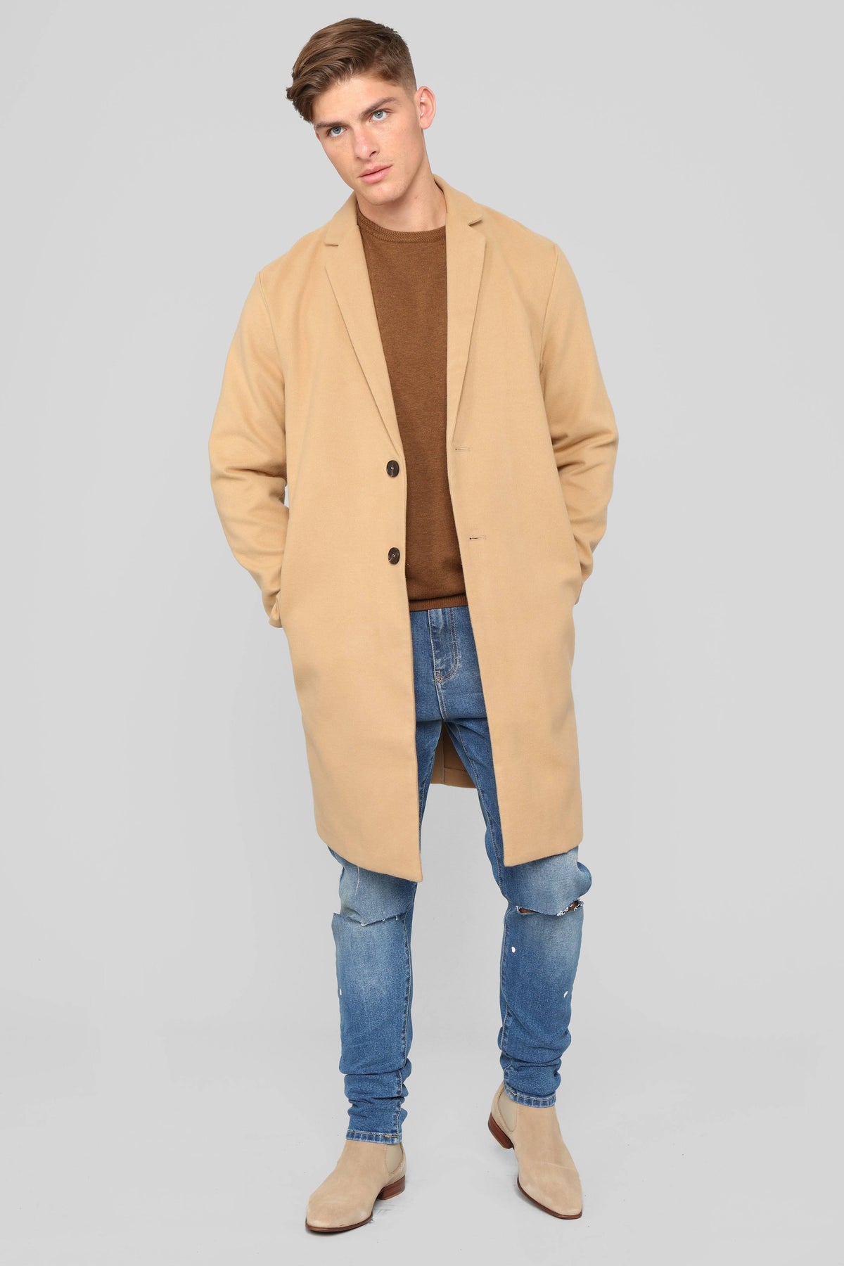 Camel Carcoat Size Large E688053