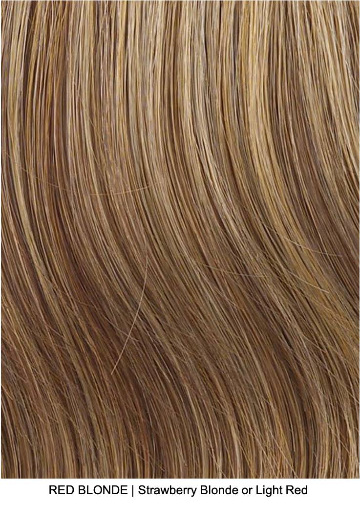 Red Blonde Synthetic Wig W4889