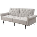Beige Traditional Upholstery Poly-Resin Sofa I882