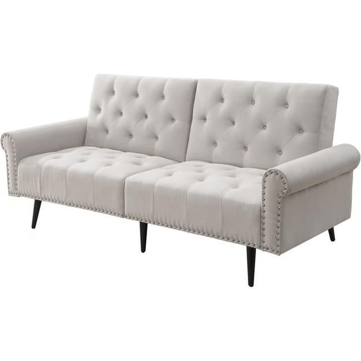 Beige Traditional Upholstery Poly-Resin Sofa I882