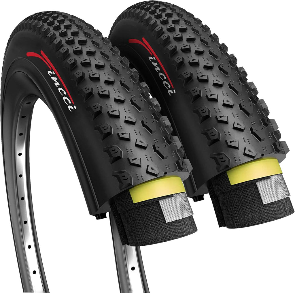 Pair 26 x 2.10 Inch Foldable 60 TPI XC Tires with Nylon Protection R502