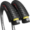 Pair 26 x 2.10 Inch Foldable 60 TPI XC Tires with Nylon Protection R502