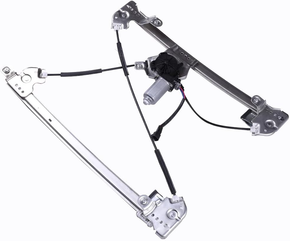 Front Left Power Window Motor and Regulator Assembly Pack of 2 F82637