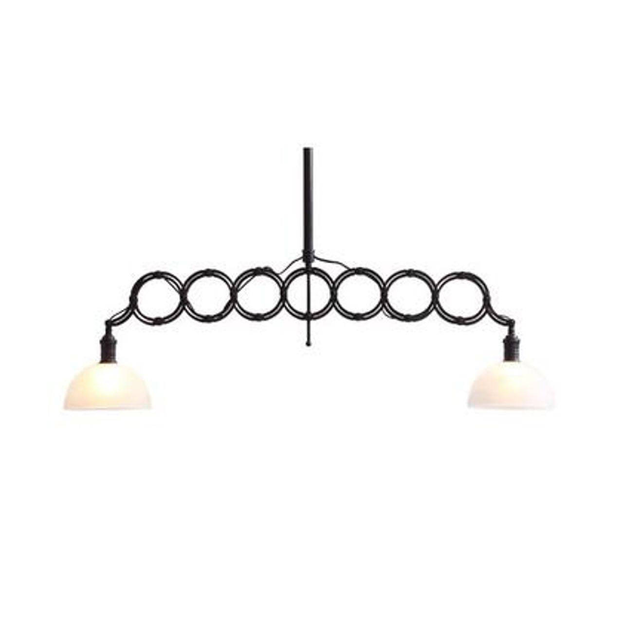 Antique Black Gold Glass Metal Ceiling Lamp N40162