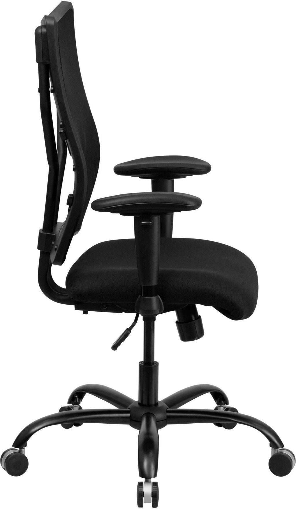 Black Mesh Office Chair with Arms, 400 lb. Capacity C766211
