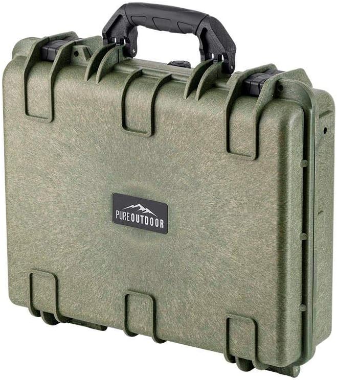 Black IP67 Weatherproof Hard Case with Customizable Foam J329