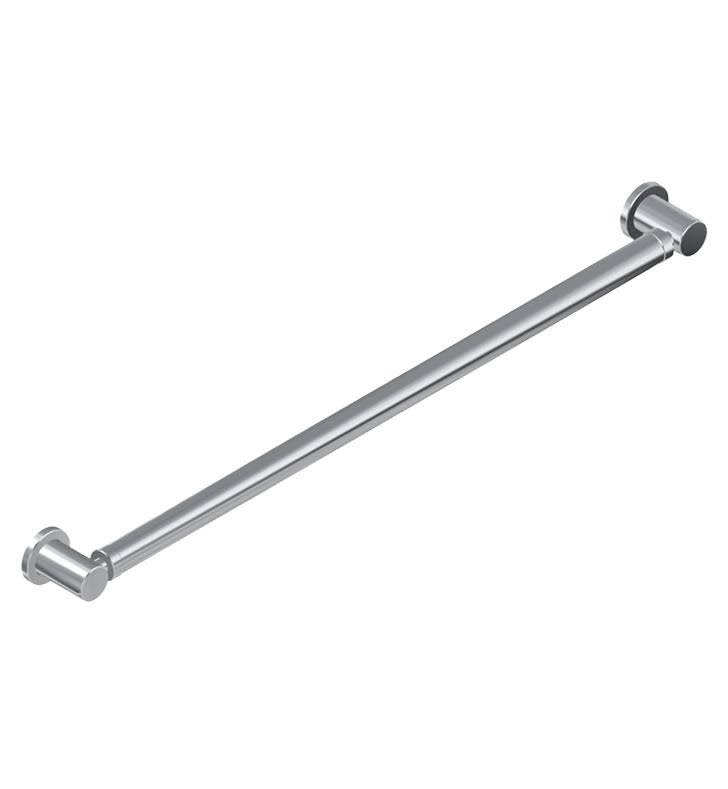 Wall Mount Round Grab Bar in Architectural White G574