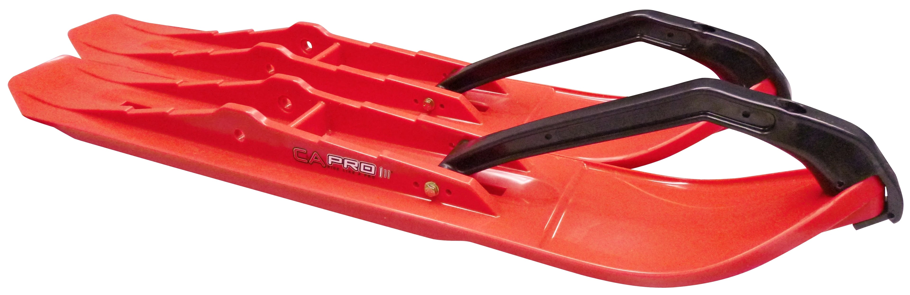 Red XCS Snowmobile Skis with 7.5" Shaper Bars Complete Kit B72854