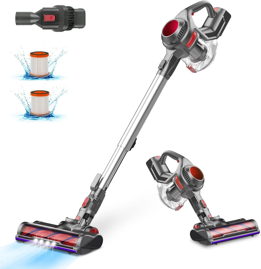 Cordless Stick Vacuum Cleaner 4 in 1 with LED Brush J725725