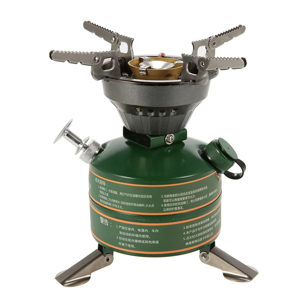 Portable Gasoline Camping Furnace Cooker Q166