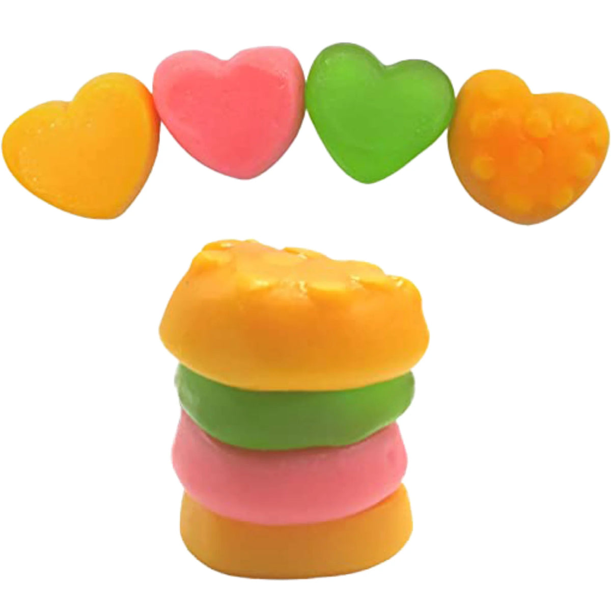 Heart Shaped Gummy Candy, 18 Count S190