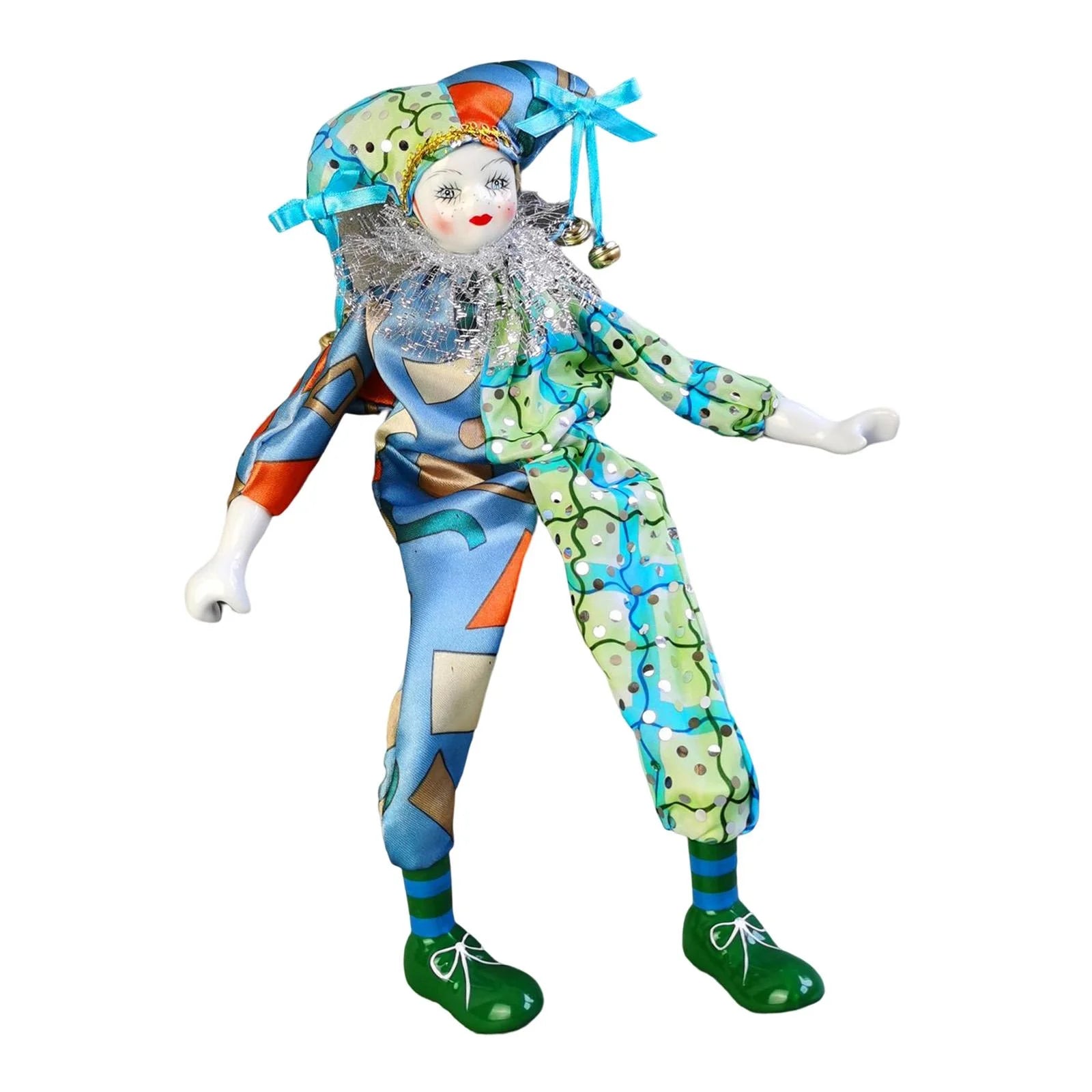 Porcelain Clown Doll Ornaments Y911364