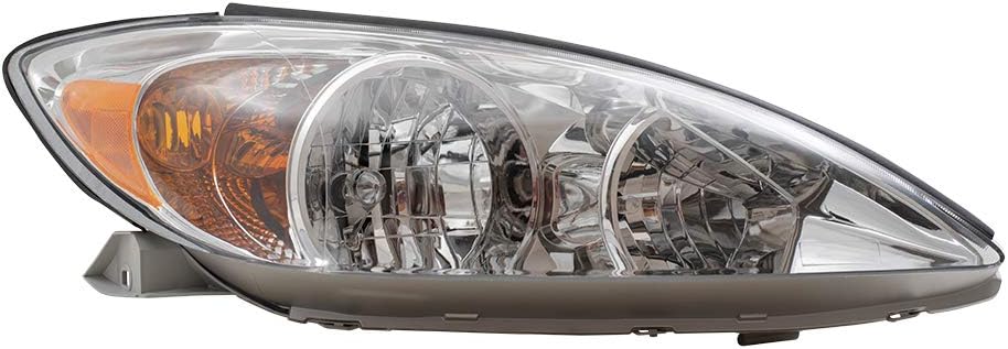 Halogen Headlights Set with Chrome Bezels I1356