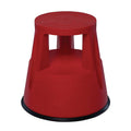 Red Plastic Step Stool O9717