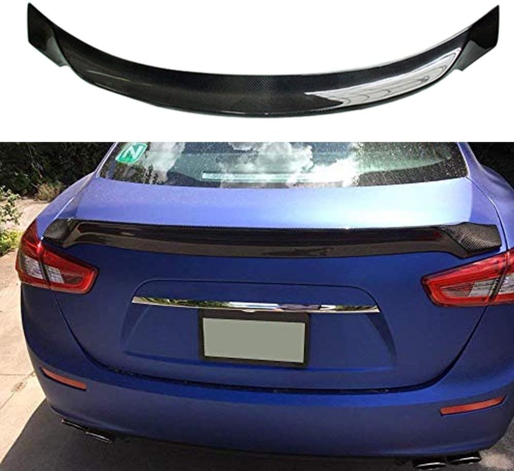 Carbon Fiber Rear Spoiler Trunk Lid Lip Wing L33051