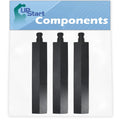 3-Pack BBQ Gas Grill Tube Burner Replacement Parts, Cast Iron, 15 3/4" Y35361