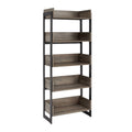 Gray Wash Box Shelf Bookcase V5293