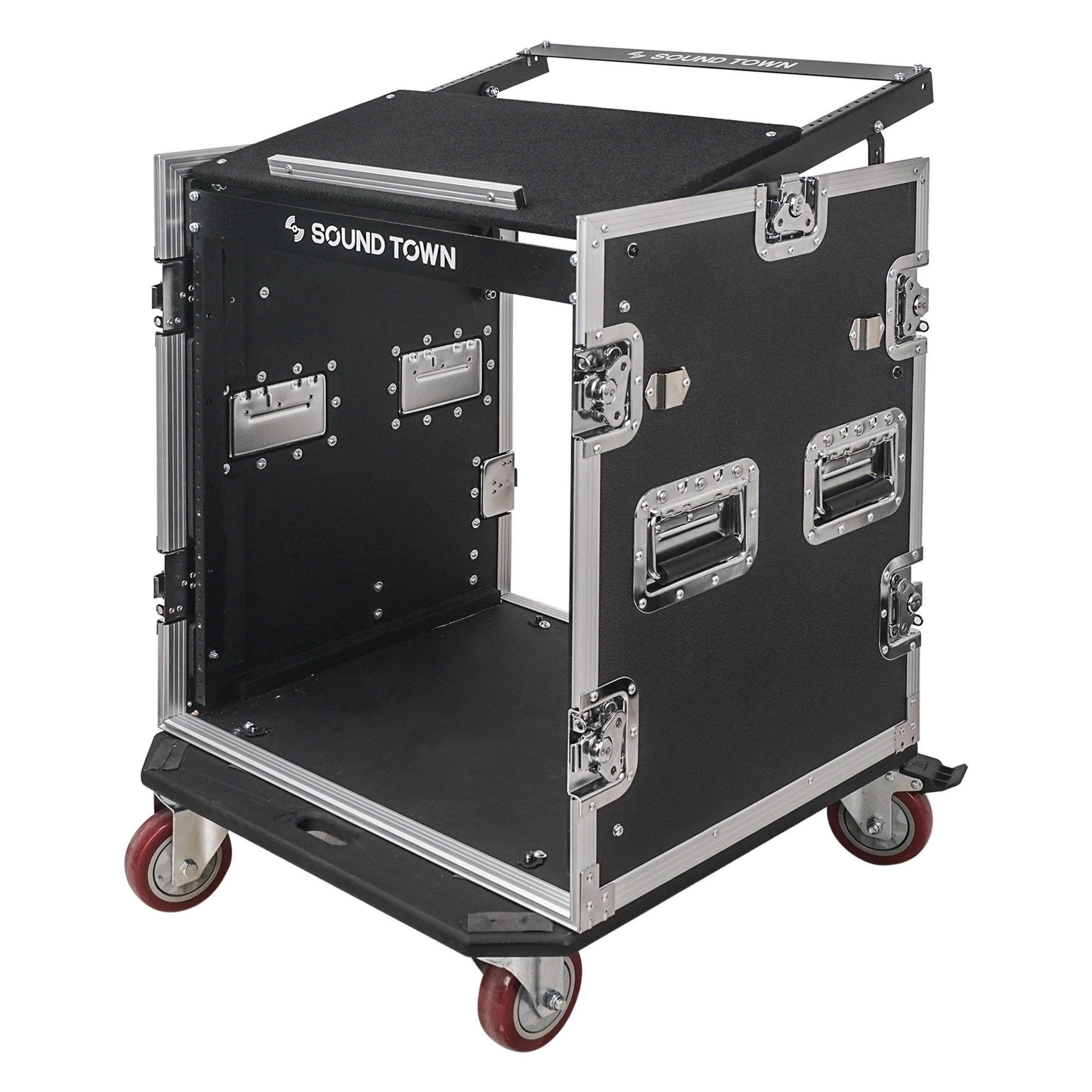 12U Plywood PA Rack Case with Casters A2749