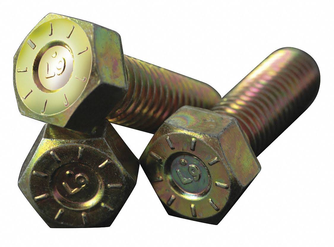5/16 inch-24 Grade 9 Hex Head Cap Screw, Alloy Steel, Pk 100 C85257