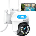3MP 360 Degree Pan Tilt Auto Tracking 8X Zoom Wired Security Camera P156716