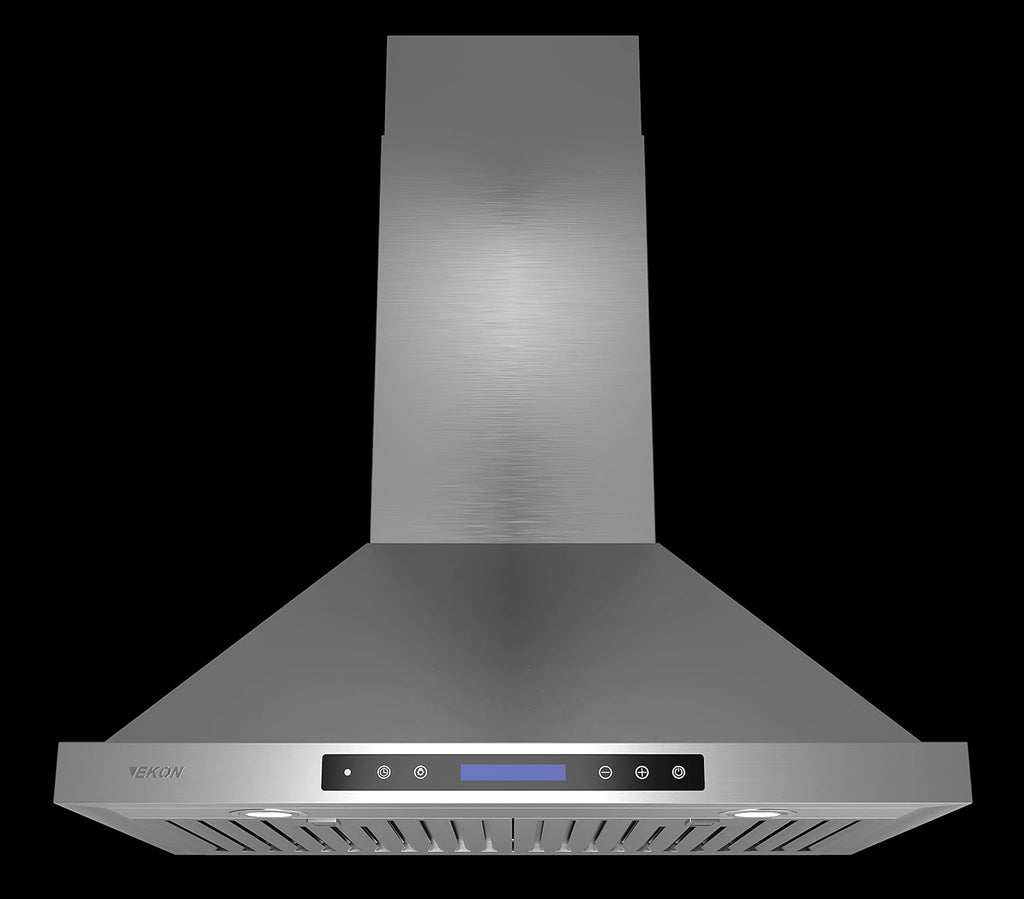 Wall Mount Range Hood with Dishwasher-Safe Filters T70749