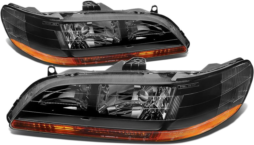 Chrome Housing Clear Corner Headlights Assembly E377562