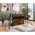 Swivel Solid Wood Bar Stool V796640