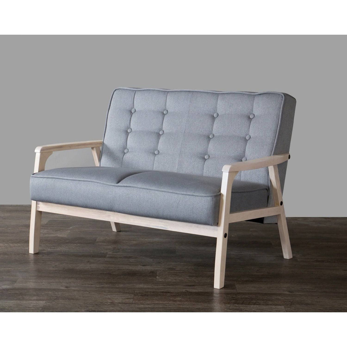 Gray Loveseat D6209