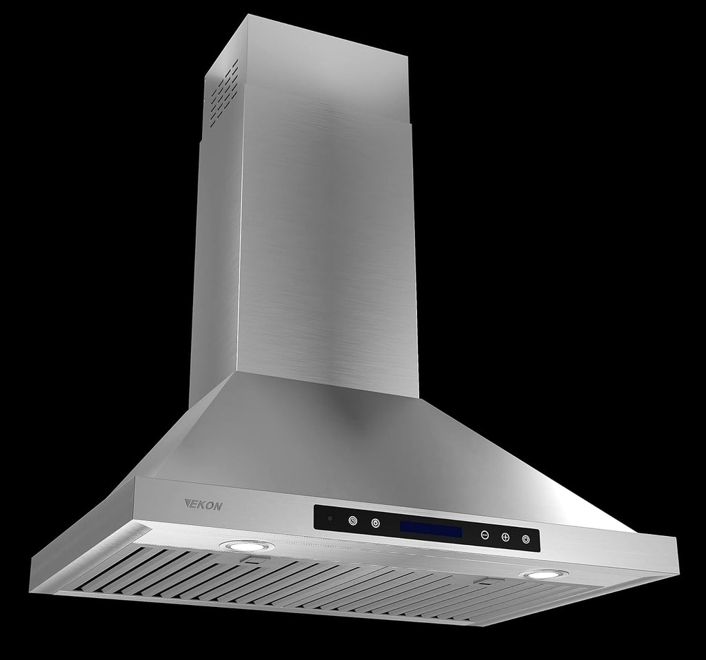 Wall Mount Range Hood with Dishwasher-Safe Filters T70749