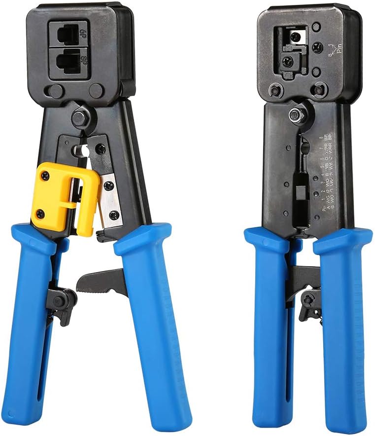 RJ45 Crimp Tool Kit with 50PCS Connectors T881