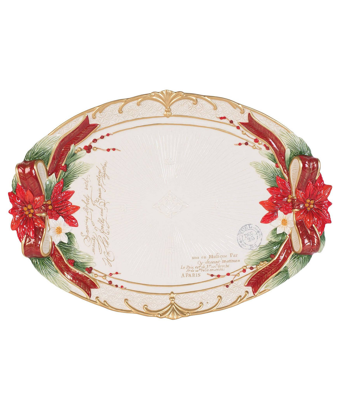 Christmas Centerpiece Platter Z59031