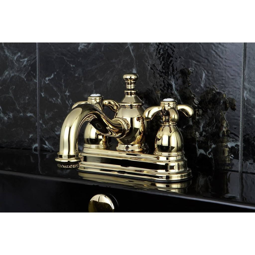 4x22 Centerset Bathroom Faucet, Brushed Nickel W89321