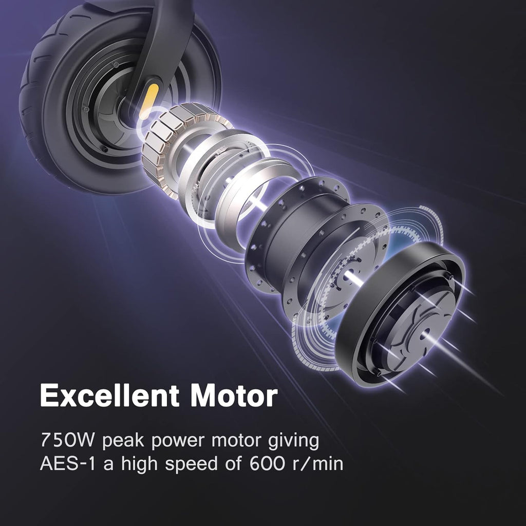 Electric Kick Scooter, 10" Solid Tires, Foldable K3515