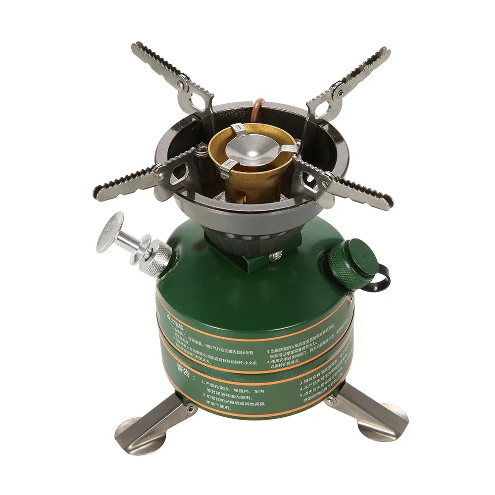 Portable Gasoline Camping Furnace Cooker Q166