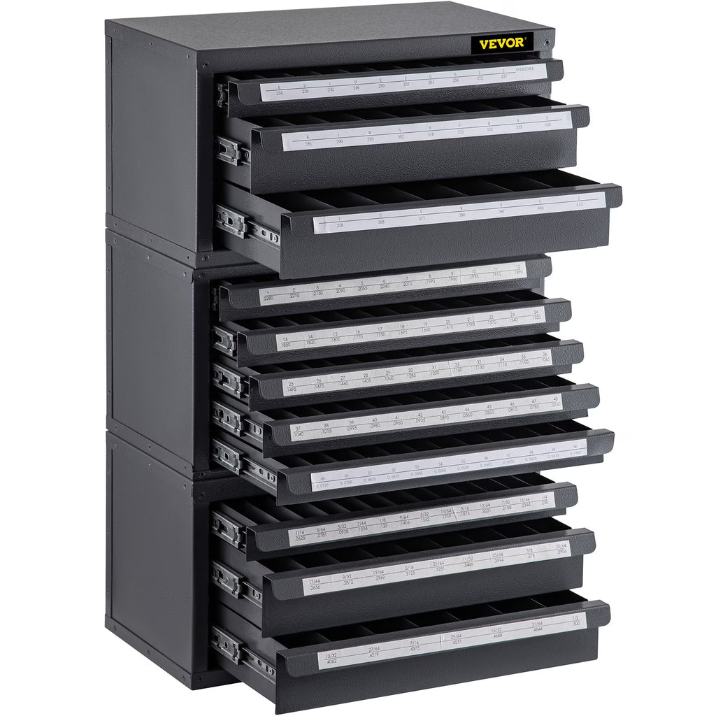 Three-Drawer Drill Bit Dispenser Cabinet Set J1226