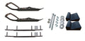 Black Snowmobile Skis with 10" Round Bars Complete Kit O8012